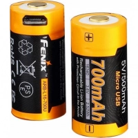 Аккумулятор 16340 Fenix 700 mAh Li-ion с разъемом для USB купить в Омске