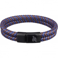 Браслет Zippo Braided Leather Bracelet (22 см) купить в Омске