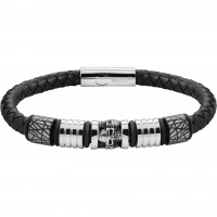 Браслет Zippo Five Charms Leather Bracelet с 5 шармами (22 см) купить в Омске