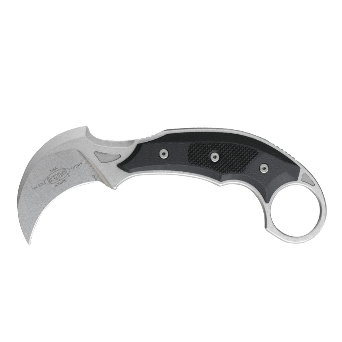 Керамбит Microtech Bastinelli Iconic Karambit MT_118-10R, сталь Bohler M390, рукоять G-10