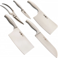 Набор кухонных ножей на подставке HuoHou 6-Piece Stainless Steel Kitchen Knife Set купить в Омске