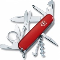 Нож перочинный Victorinox Explorer, сталь X55CrMo14, рукоять Cellidor®, красный купить в Омске