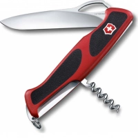 Нож перочинный Victorinox RangerGrip 63, сталь X55CrMo14, рукоять полиамид, красно-чёрный купить в Омске