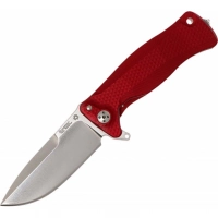 Нож складной LionSteel SR11A RS RED, сталь Uddeholm Sleipner® Satin Finish, рукоять алюминий (Solid®), красный купить в Омске