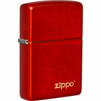 Зажигалка Classic Metallic Red ZIPPO с логотипом Zippo купить в Омске