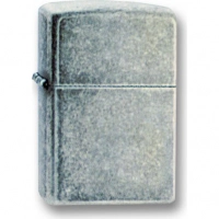 Зажигалка ZIPPO Antique Silver Plate, латунь с покрытием ™Plate, серебристый, матовая, 36х12×56 мм купить в Омске