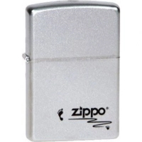 Зажигалка ZIPPO Footprints Satin Chrome, латунь с никеле-хром. покрыт. серебр., матов., 36х56х12 мм купить в Омске