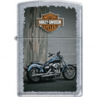 Зажигалка ZIPPO Harley-Davidson® Байк, с покрытием Street Chrome™, латунь/сталь, серебристая, 36x12x56 мм купить в Омске